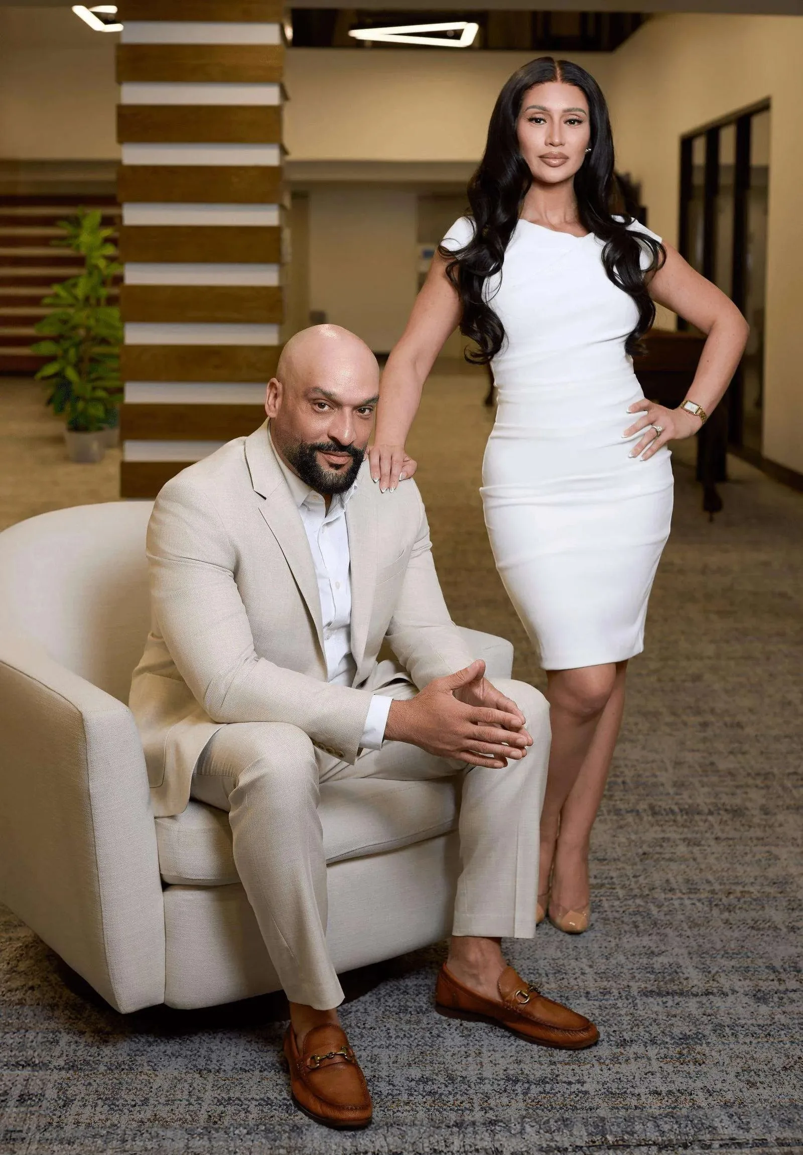 Personal branding headshot with natural light