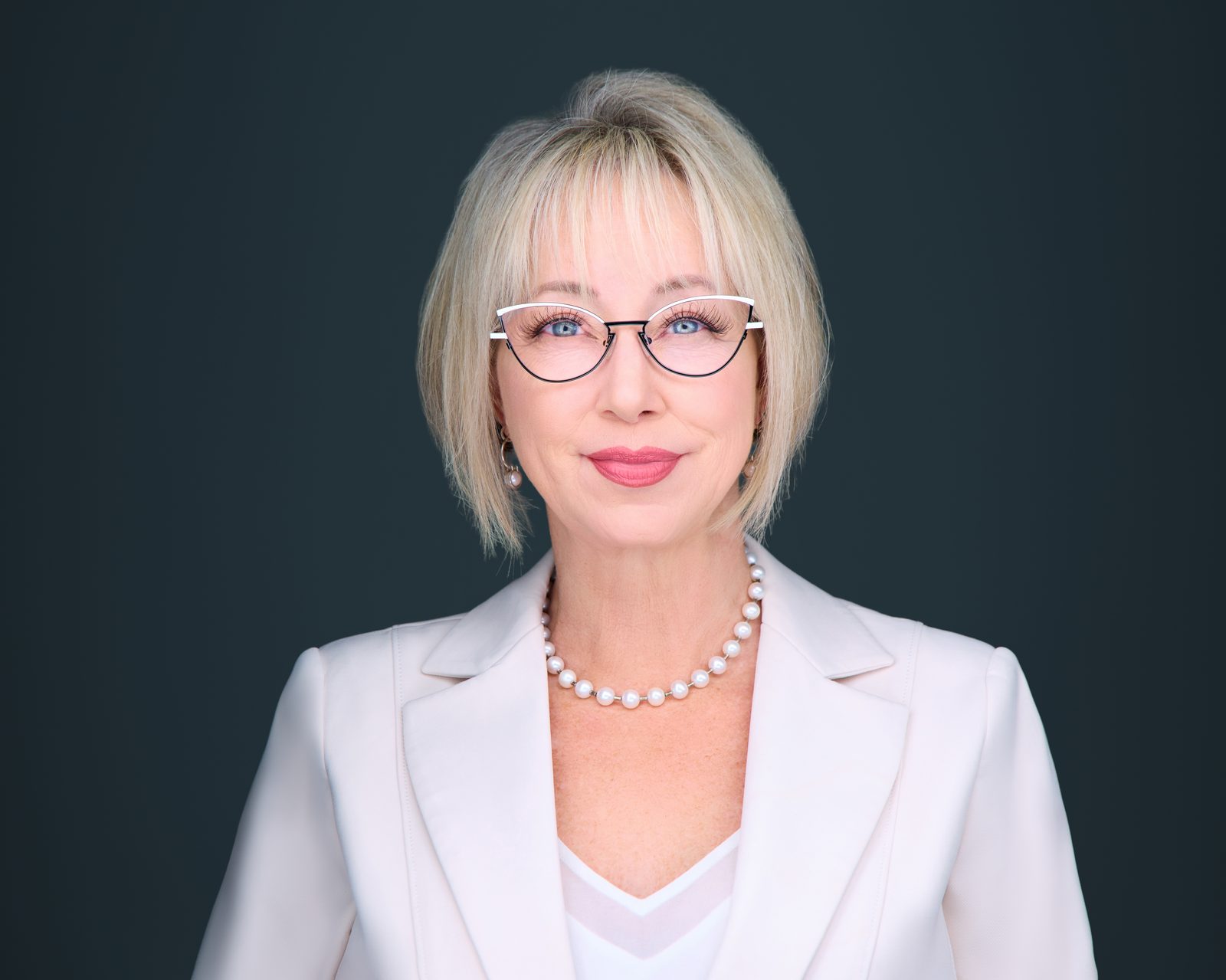 Corporate headshot photographed in downtown Austin studio