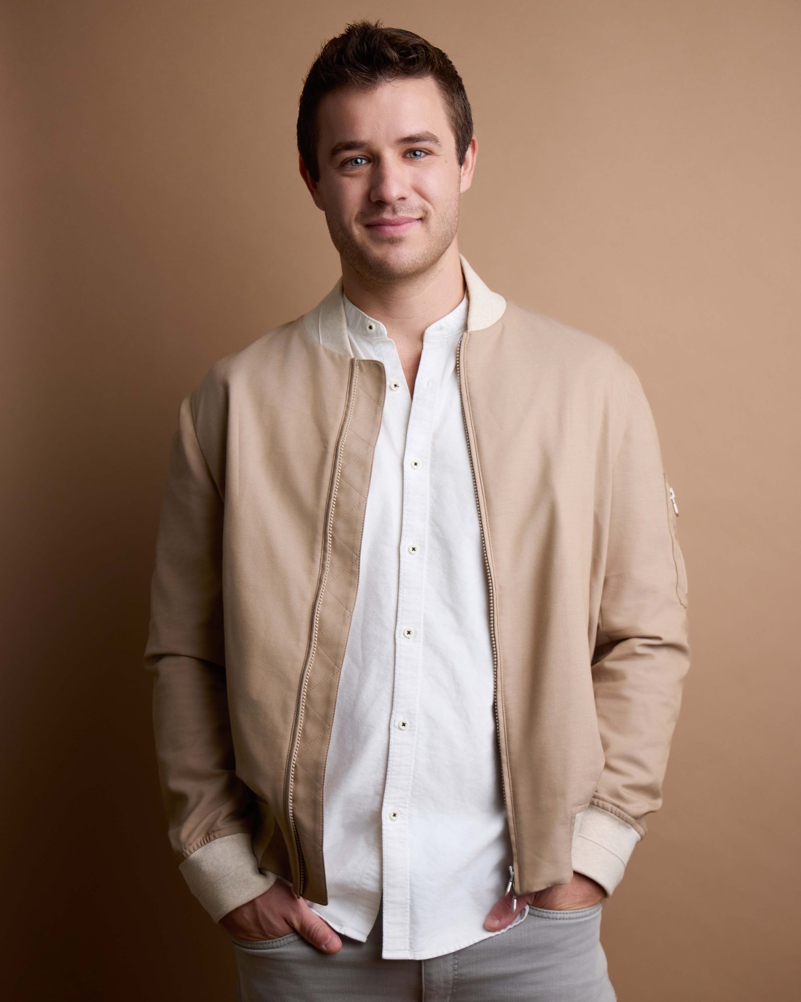 Corporate team member headshot in landscape format